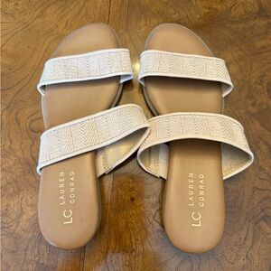 Kohl's Cream Slide Sandals Minimalist Design